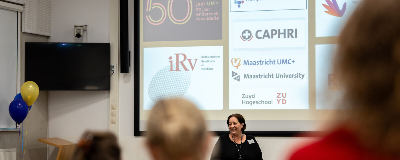 Presentatie tijdens symposium 10 jaar Academische Werkplaats Revalidatie